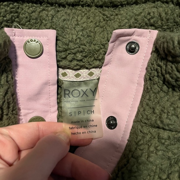ROXY Quarter Button Sherpa - Picture 3 of 7